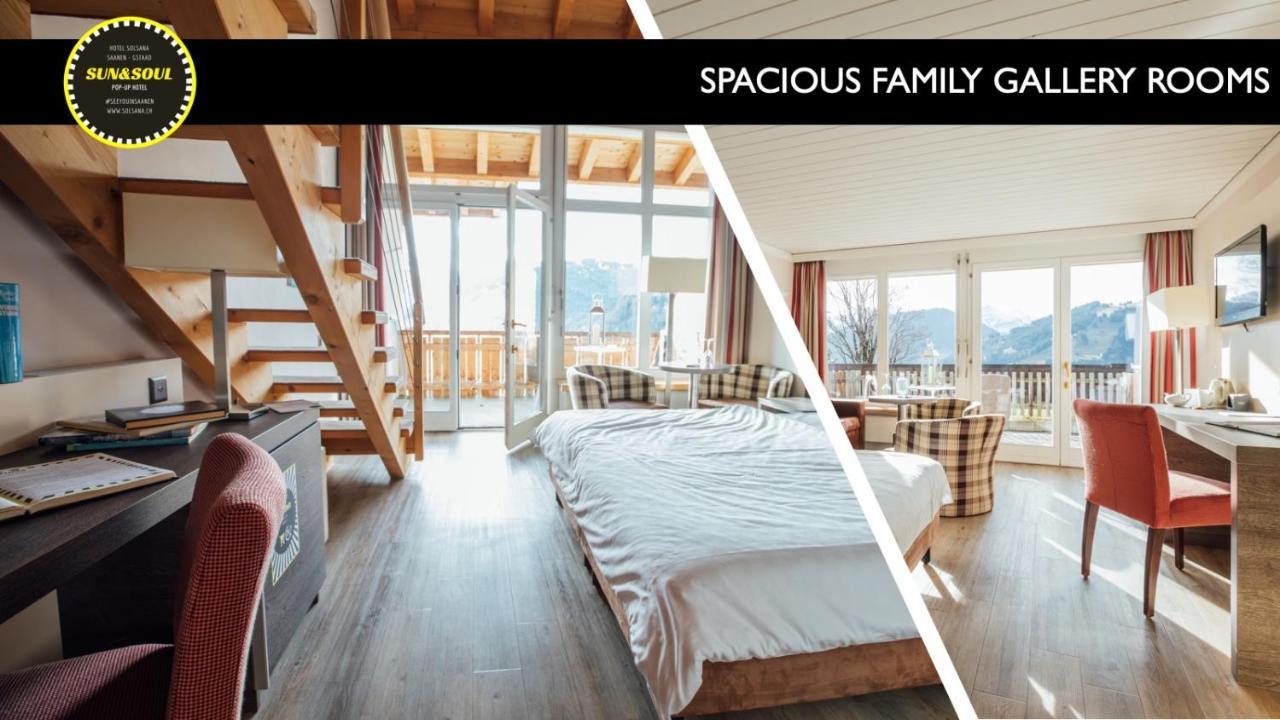 The Sun&Soul Panorama Pop-Up Hotel Solsana Saanen Esterno foto
