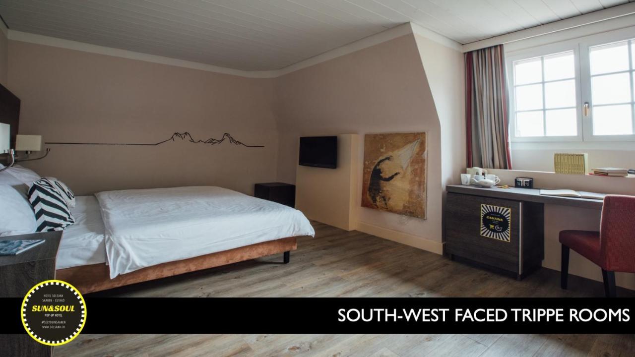 The Sun&Soul Panorama Pop-Up Hotel Solsana Saanen Esterno foto